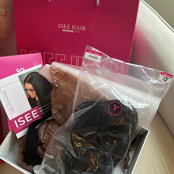 ISEE M-Cap Wear Go Straight 10 HD Lace Glueless Wig Pre Bleached Tiny Knots Wig - Picture 4 of 4